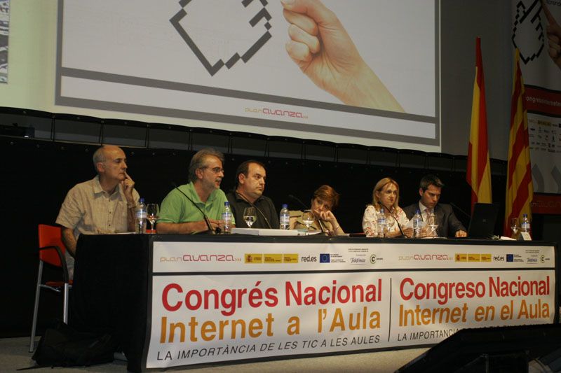 Mesa redonda en el I Congreso Internet en el Aula